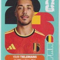 Panini Fussball WM 2026 Youri Tielemans BEL Bild Nr 9