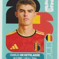 Panini Fussball WM 2026 Charles De Ketelaere BEL Bild Nr 17