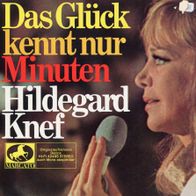 7 Vinylcover Hildegard Knef * Das Glück kennt nur Minuten / 4 Titel