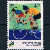 032) Indien 1990 Fahrradrennen Mi. Nr. 1268 gestempelt