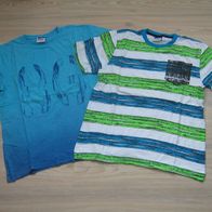 2x schönes T-Shirt YIGGA Gr. 158/164 schöne Sommerfarben!!! top (0716)