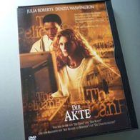 DVD " Die Akte " mit Julia Roberts, Denzel Washington