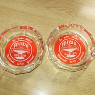 Miwa Aschenbecher 2 Stück 50- er Jahre NEU
