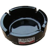 Aschenbecher Cabinet Zigarette Gastro Bar Mitte der 90er Jahre in schwarz 1x Ascher