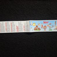 Ü - Ei Beipackzettel Asterix Spielzeug EU 1995 ( 1. )