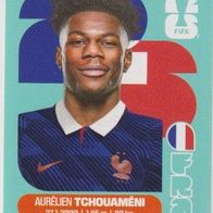 Panini Fussball WM 2026 Aurélien Tchouaméni FRA Bild Nr 9