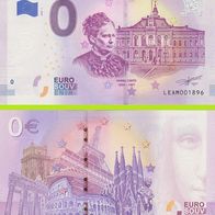 0 Euro Schein Kuopio Suomi-Finland LEAM 2018-1 selten Nr 1896