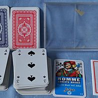 Kartenspiel Romme, Bridge, Canasta 2 x 55 Blatt inkl Joker OVP