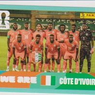 Panini Fussball WM 2026 Mannschaftsbild CIV Bild Nr 13