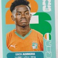 Panini Fussball WM 2026 Simon Adingra CIV Bild Nr 17