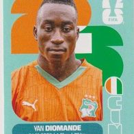 Panini Fussball WM 2026 Yan Diomande CIV Bild Nr 18