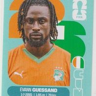 Panini Fussball WM 2026 Evann Guessand CIV Bild Nr 19