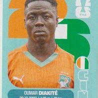 Panini Fussball WM 2026 Oumar Diakité CIV Bild Nr 20