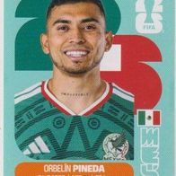Panini Fussball WM 2026 Orbelín Pineda MEX Bild Nr 11