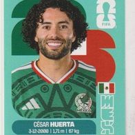 Panini Fussball WM 2026 César Huerta MEX Bild Nr 20