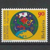 Schweiz 1999, MiNr: 1672 sauber postfrisch frankiergültig (1)