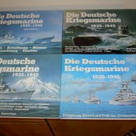 Die Deutsche Kriegsmarine 1935-1945; 4 Bände