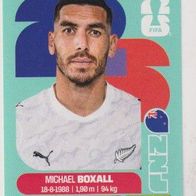 Panini Fussball WM 2026 Michael Boxall NZL Bild Nr 4