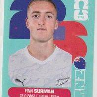 Panini Fussball WM 2026 Finn Surman NZL Bild Nr 9