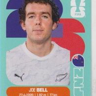 Panini Fussball WM 2026 Joe Bell NZL Bild Nr 10