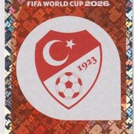 Panini Fussball WM 2026 Wappen TUR Bild Nr 1