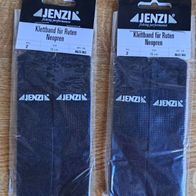 Neu! 4 Rutenband Klettband Jenzi Steckrute Rute Angel Neopren Schwarz Gr: 15x3cm