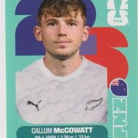 Panini Fussball WM 2026 Callum McCowatt NZL Bild Nr 19