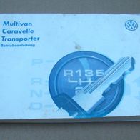 VW T4 Multivan Caravelle original Bedienungsanleitung Bordbuch Betriebsanleitung