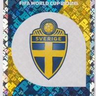 Panini Fussball WM 2026 Wappen SWE Bild Nr 1