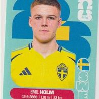 Panini Fussball WM 2026 Emil Holm SWE Bild Nr 5