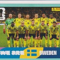 Panini Fussball WM 2026 Mannschaftsbild SWE Bild Nr 13
