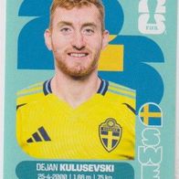Panini Fussball WM 2026 Dejan Kulusevski SWE Bild Nr 17