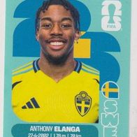 Panini Fussball WM 2026 Anthony Elanga SWE Bild Nr 18