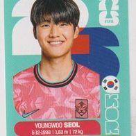 Panini Fussball WM 2026 Young-woo Seol KOR Bild Nr 6