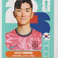 Panini Fussball WM 2026 In-beom Hwang KOR Bild Nr 11