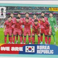 Panini Fussball WM 2026 Mannschaftsbild KOR Bild Nr 13
