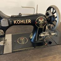 Vintage Köhler Nähmaschine Historisch Antikes Schmuckstück