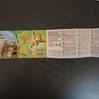 Ü - Ei Beipackzettel Natoons Cubs Tierbabys VQ 127