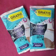 2x Always Discreet Inkontinenz Pants Gr M 36-44 Damen 6 Tr. hochgradig saugfähig