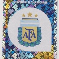 Panini Fussball WM 2026 Wappen ARG Bild Nr 1