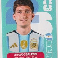 Panini Fussball WM 2026 Leonardo Balerdi ARG Bild Nr 7