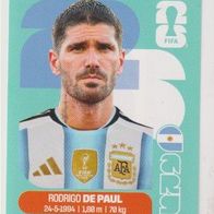 Panini Fussball WM 2026 Rodrigo De Paul ARG Bild Nr 10