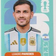 Panini Fussball WM 2026 Leandro Paredes ARG Bild Nr 12