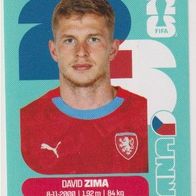 Panini Fussball WM 2026 David Zima CZE Bild Nr 8