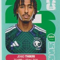 Panini Fussball WM 2026 Jehad Thikri KSA Bild Nr 6