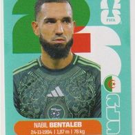 Panini Fussball WM 2026 Nabil Bentaleb ALG Bild Nr 12