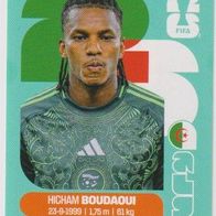 Panini Fussball WM 2026 Hicham Boudaoui ALG Bild Nr 10