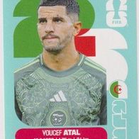 Panini Fussball WM 2026 Youcef Atal ALG Bild Nr 4
