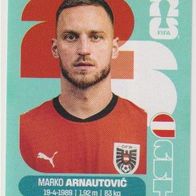 Panini Fussball WM 2026 Marko Arnautovic AUT Bild Nr 20
