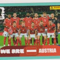 Panini Fussball WM 2026 Mannschaftsbild AUT Bild Nr 13